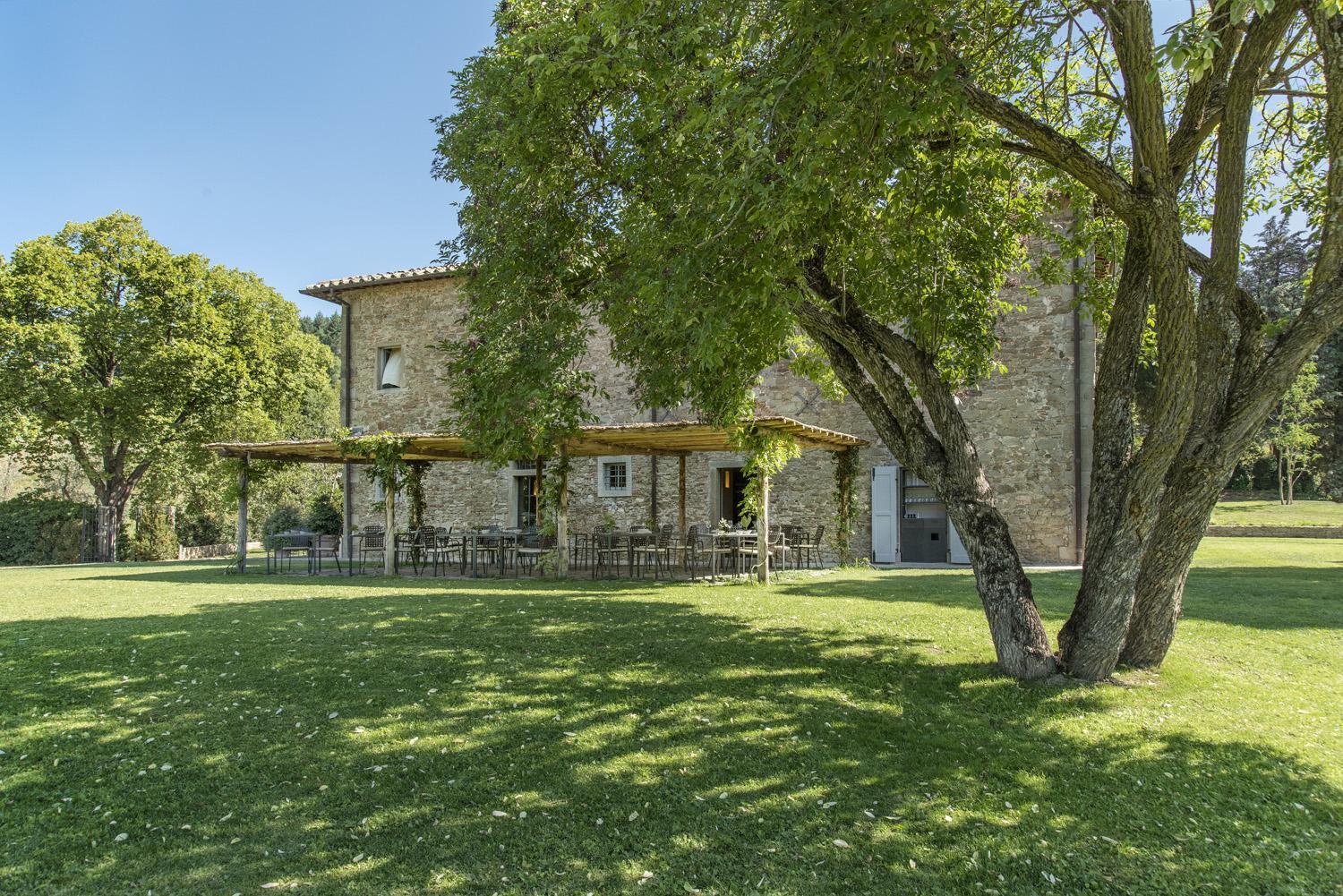 Badia Di Pomaio Hotel Arezzo Exterior foto